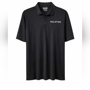 Peloton x Solfire Black Performance Polo XXL